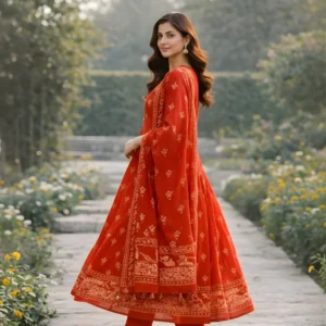 red-frock-pattern-cotton-salwar-suit