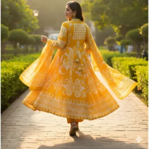 yellow-floral-anarkali-salwar-suit
